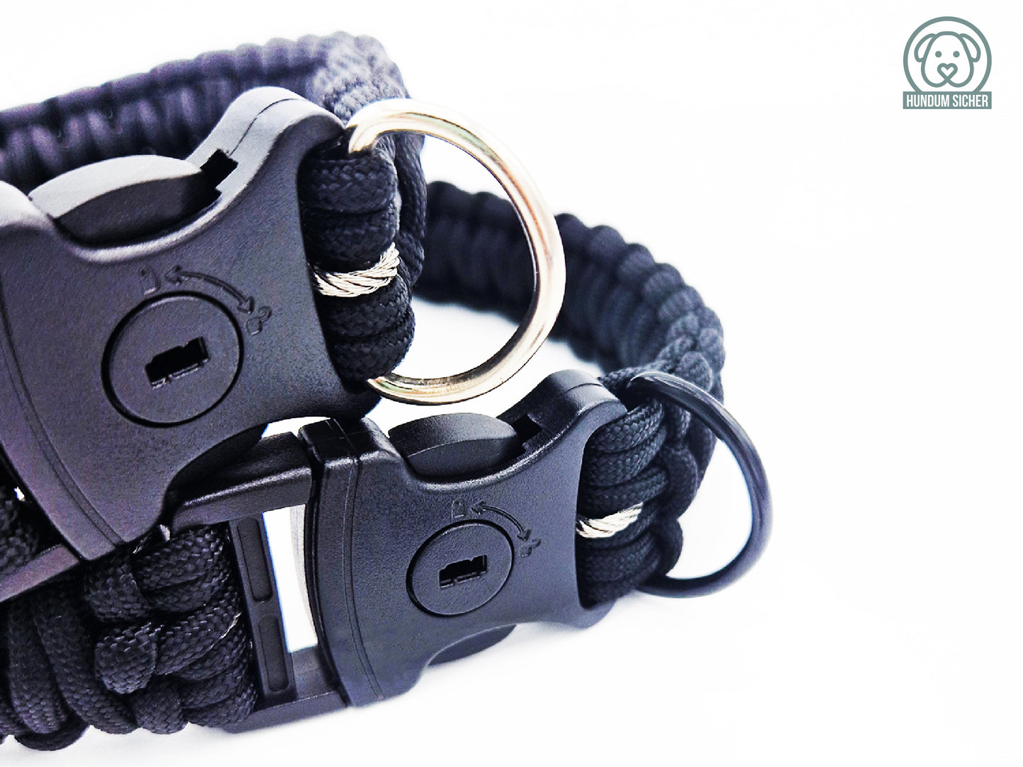 HUNDUM SICHER® Anti-Diebstahl-Halsband - abschließbar & mit Stahlkern - ideal für kleine Hunde