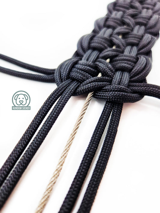 HUNDUM SICHER® Designed by You | Anti-Diebstahl-Halsband - abschließbar & mit Stahlkern - ideal für große Hunde