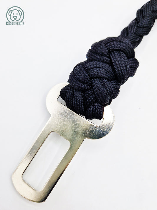 HUNDUM SICHER© Designed by You | Auto-Sicherheitsgurt für Hunde – personalisierbar & handgefertigt aus Paracord