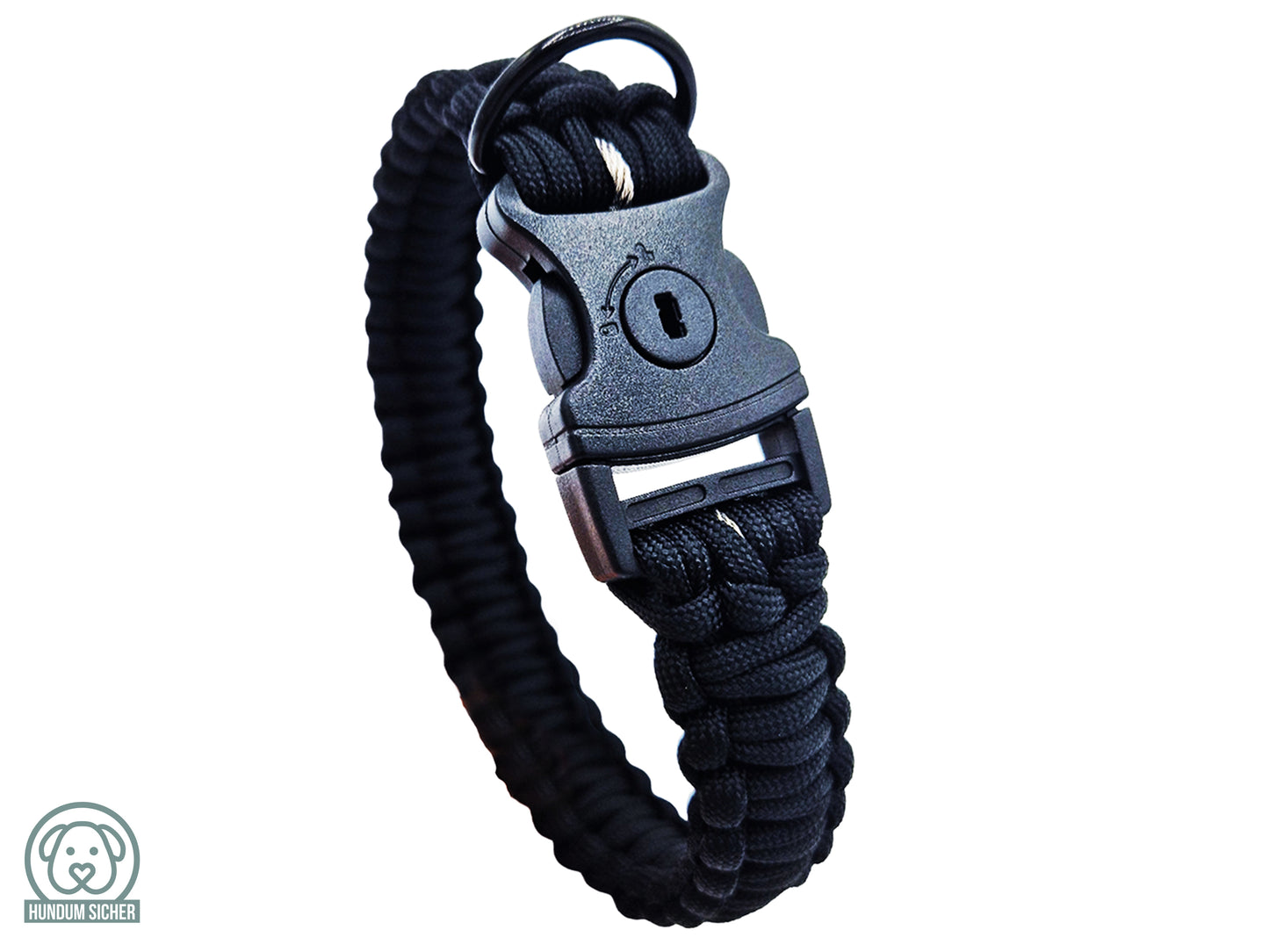 HUNDUM SICHER® Anti-Diebstahl-Halsband - abschließbar & mit Stahlkern - ideal für kleine Hunde