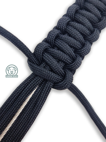 HUNDUM SICHER® Anti-Diebstahl-Hundeleine und Halsband Set - abschließbar & schnittfest - ideal für kleine Hunde