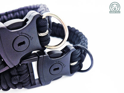 HUNDUM SICHER® Anti-Diebstahl-Hundeleine und Halsband Set - abschließbar & schnittfest - ideal für kleine Hunde