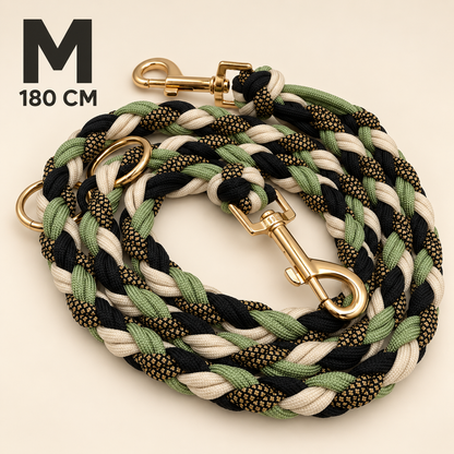 DIY-Kit: Paracord-Hundeleine - 4 Strand Round Double Braid Technik | HUNDUM SICHER