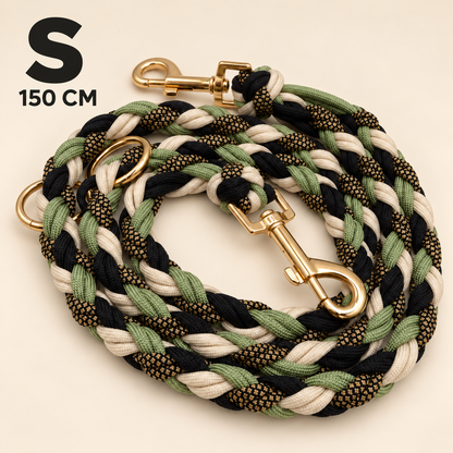 DIY-Kit: Paracord-Hundeleine - 4 Strand Round Double Braid Technik | HUNDUM SICHER