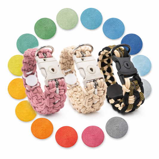 HUNDUM SICHER® Designed by You | Anti-Diebstahl-Halsband mit versteckter AirTag Halterung - ideal für große Hunde