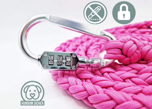 Dog leash with anti-theft protection [Pink]